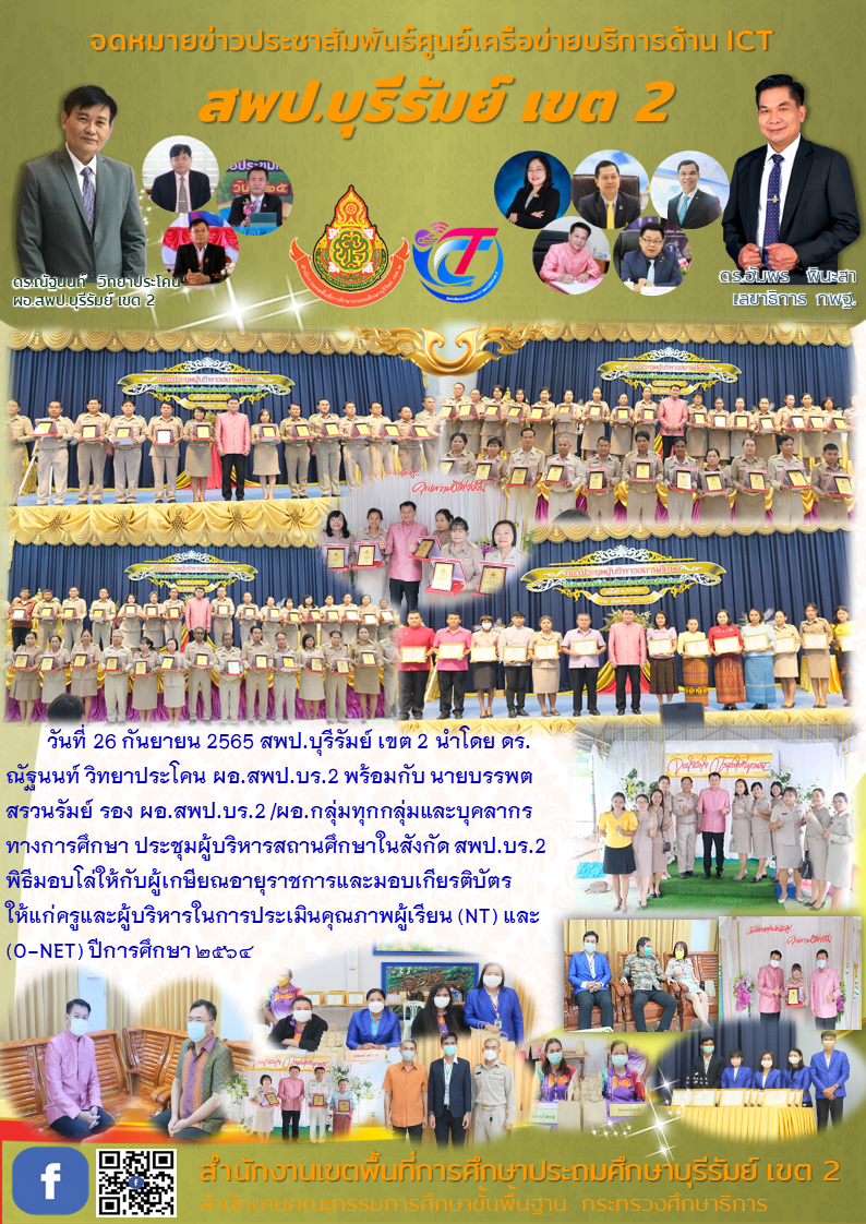 26.9.65 ประชุม ผอ.รร มอบโล่