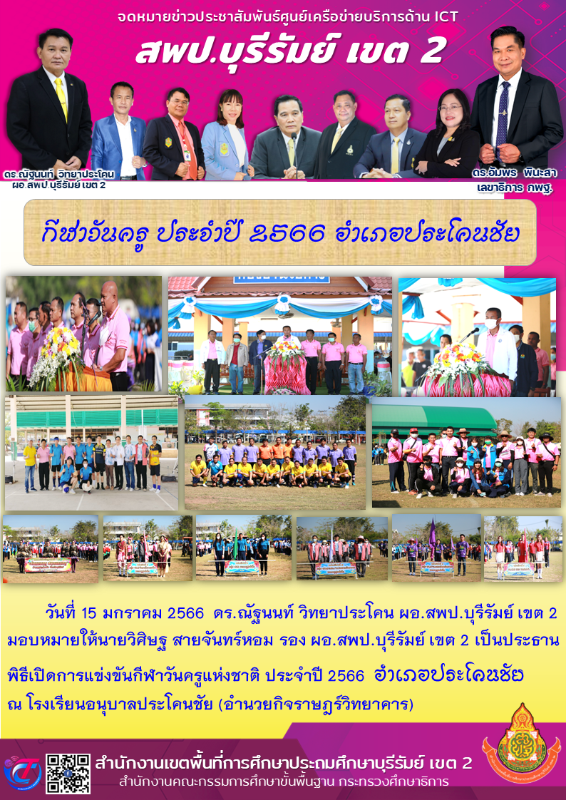 15.1.66 รองวิศิษฐกีฬาวันครู อ.ปคช