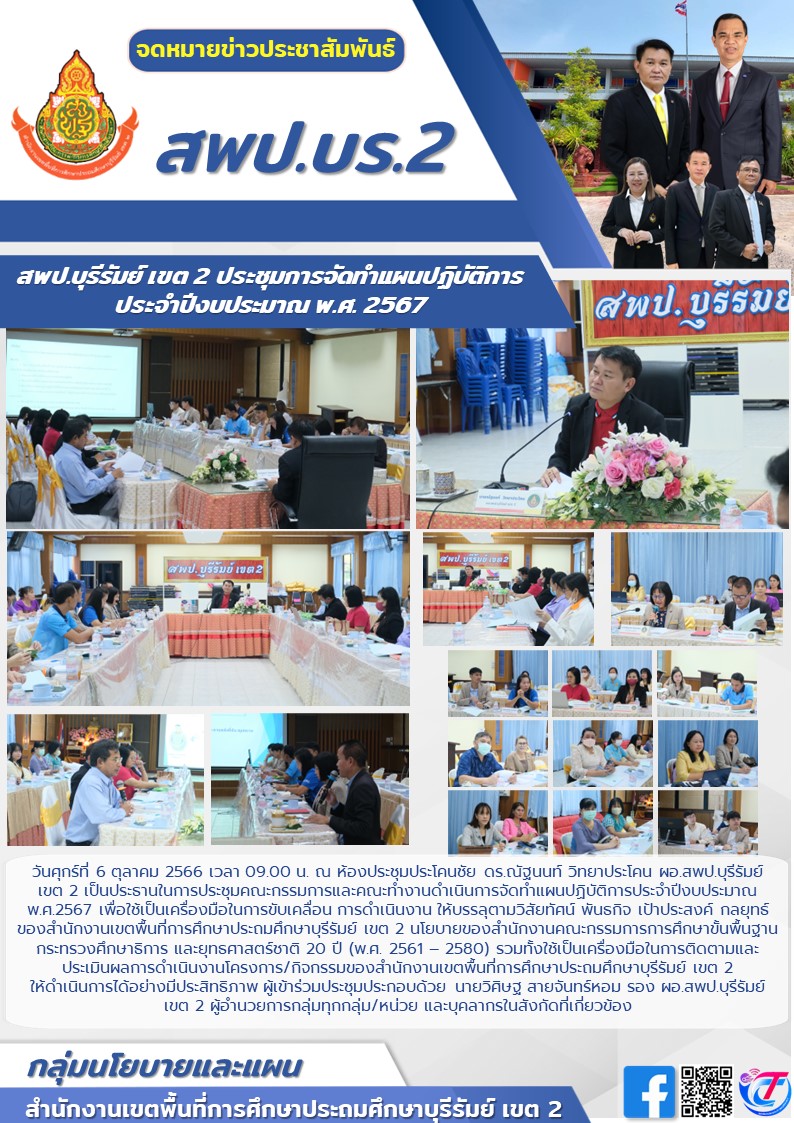 6.10.66 ประชุมจำทำแผนปฏิบัติการ2567