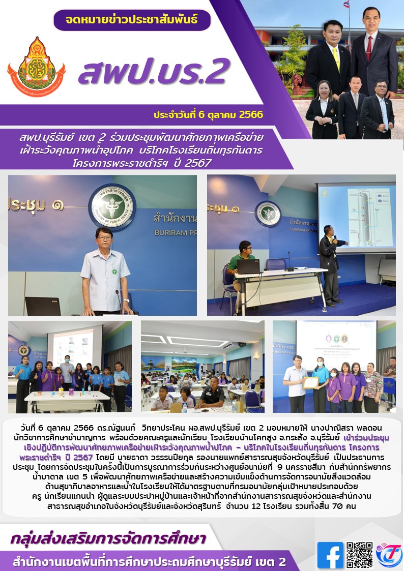 6.10.66 ประชุมเครือข่ายรร.กพด