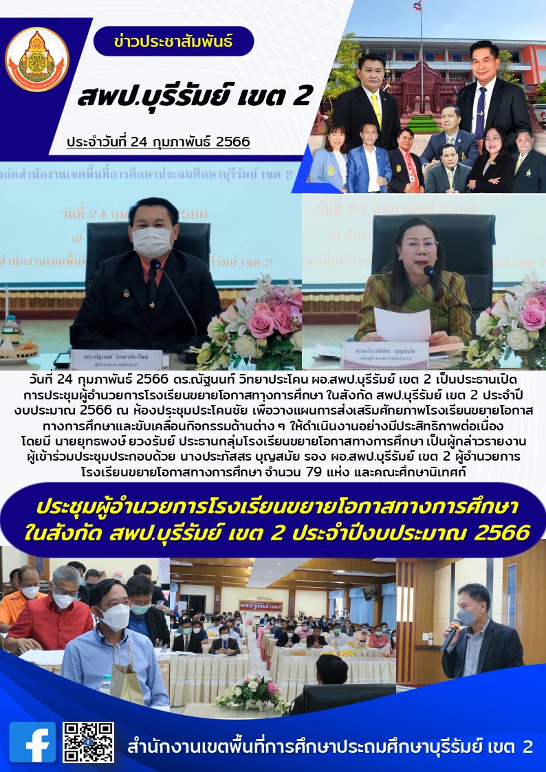 24.2.66 ประชุมผู้บริหาร รร.ขยายโอกาส