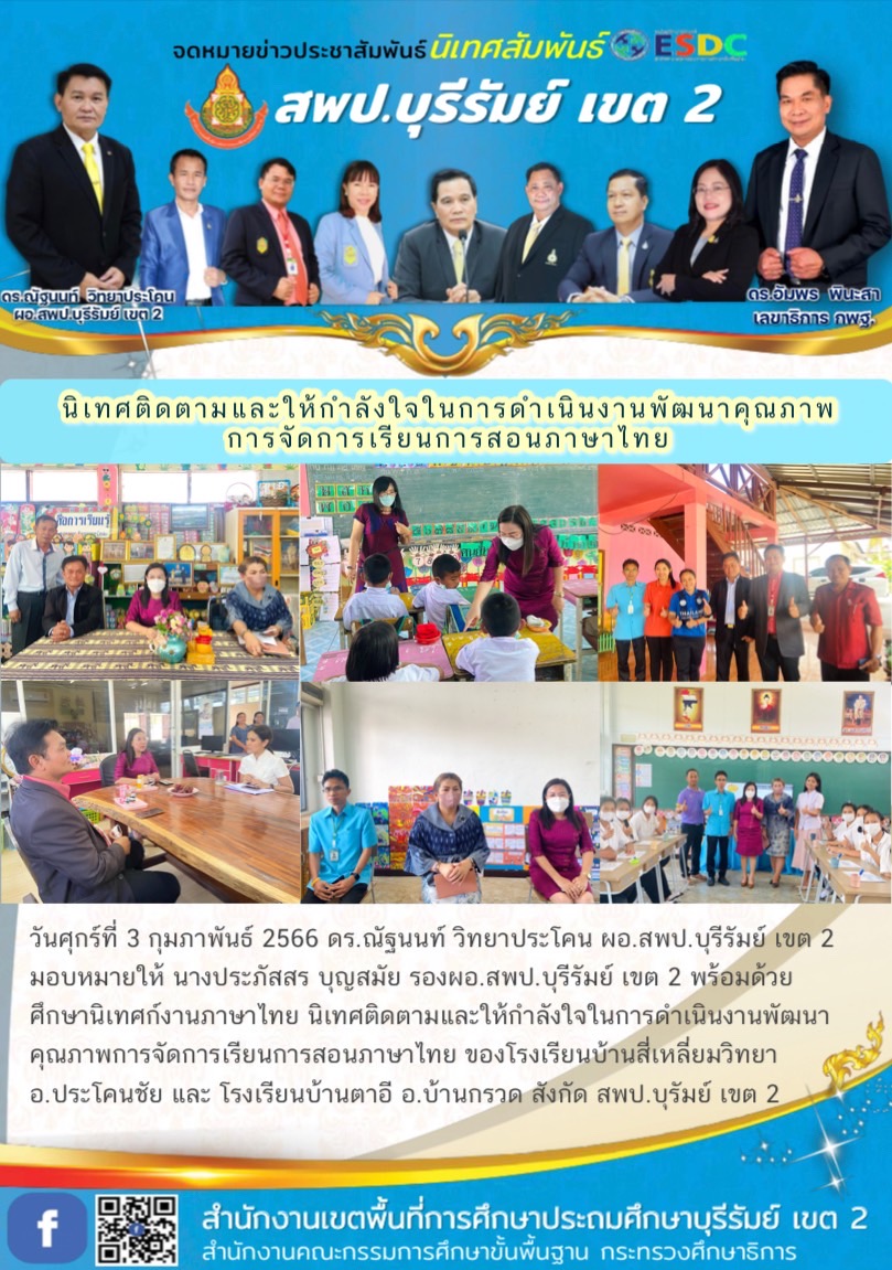 3.2.66 รองประภัสสร นิเทศการสอนภาษาไทย
