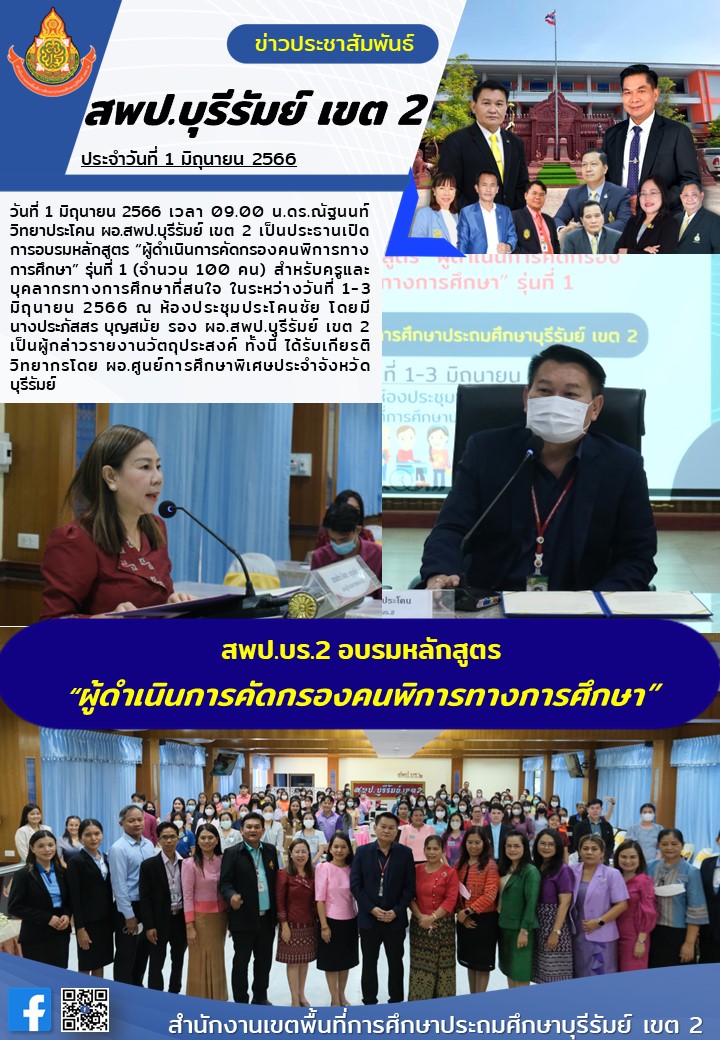 1.6.66 เปิดงานอบรมคัดกรองคนพิการทางการศึกษา.1