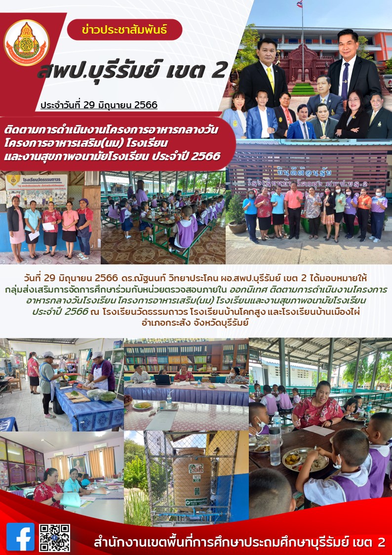 29.6.66 ติดตามอาหารกลางวัน กระสัง