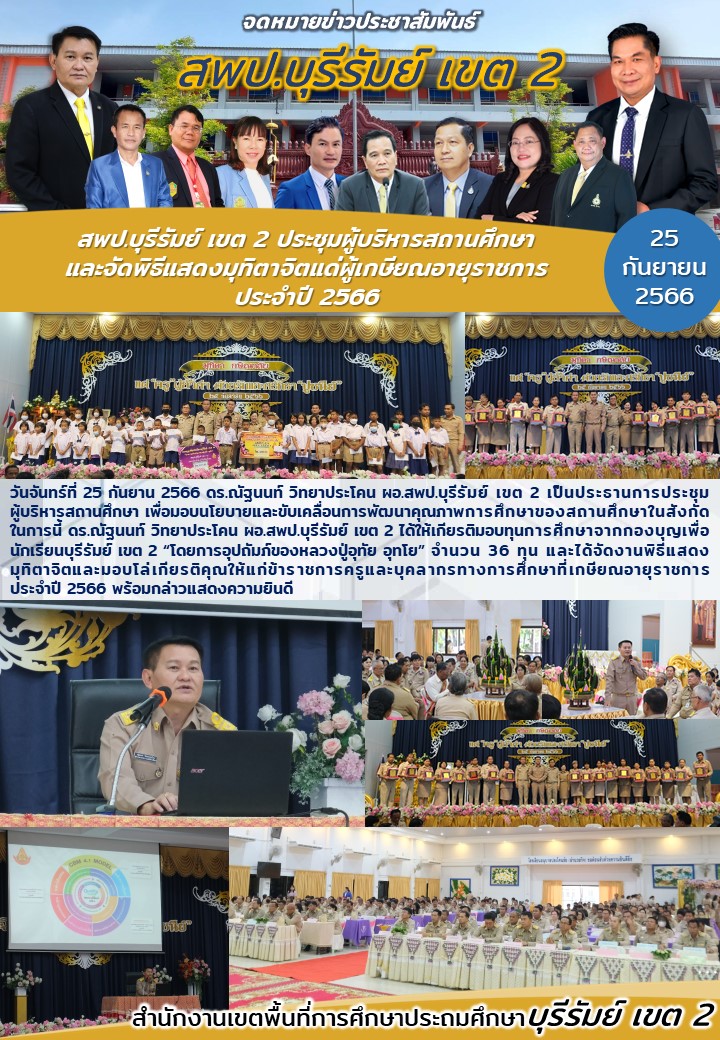 25.9.66 ประชุมผู้บริหารสถานศึกษา มุทิตา